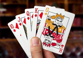 Card Ads Everywhere - KFC playing cards in hand - Great Bridge Links