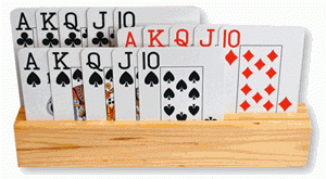 Wooden Card Holder - Playing Cards and More - Great Bridge Links
