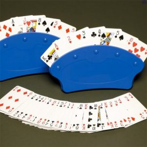 Fan shape plastic card holder from Seven No Trump - Gifts for card players