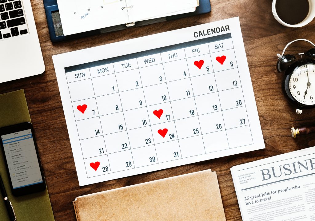 Your Bridge Calendar for 2019