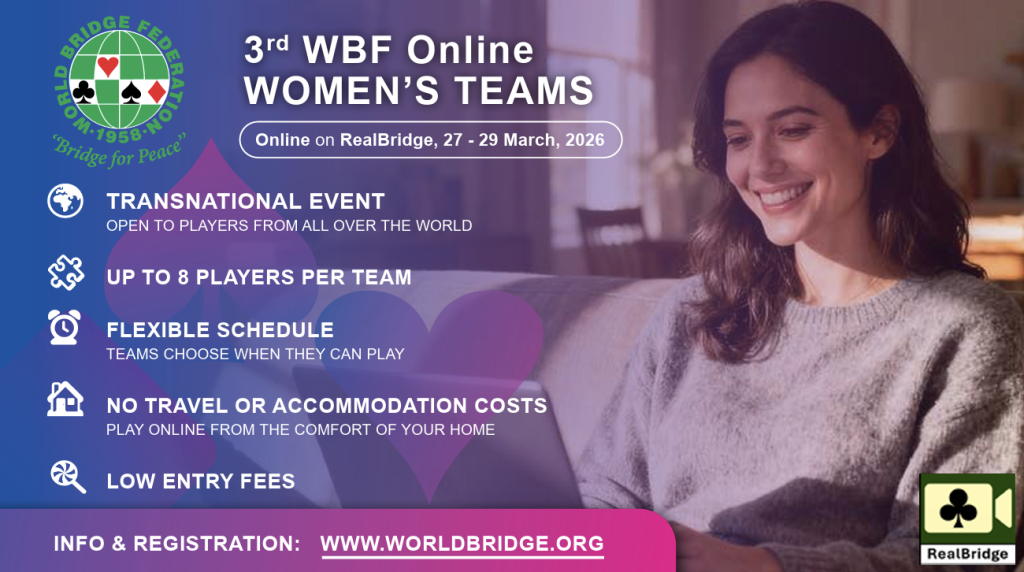 3rd World Bridge Federation Online Women's Teams 2026