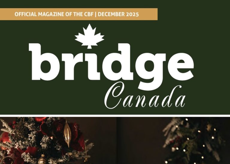 Cover of December 2025 Bridge Canada Magazine