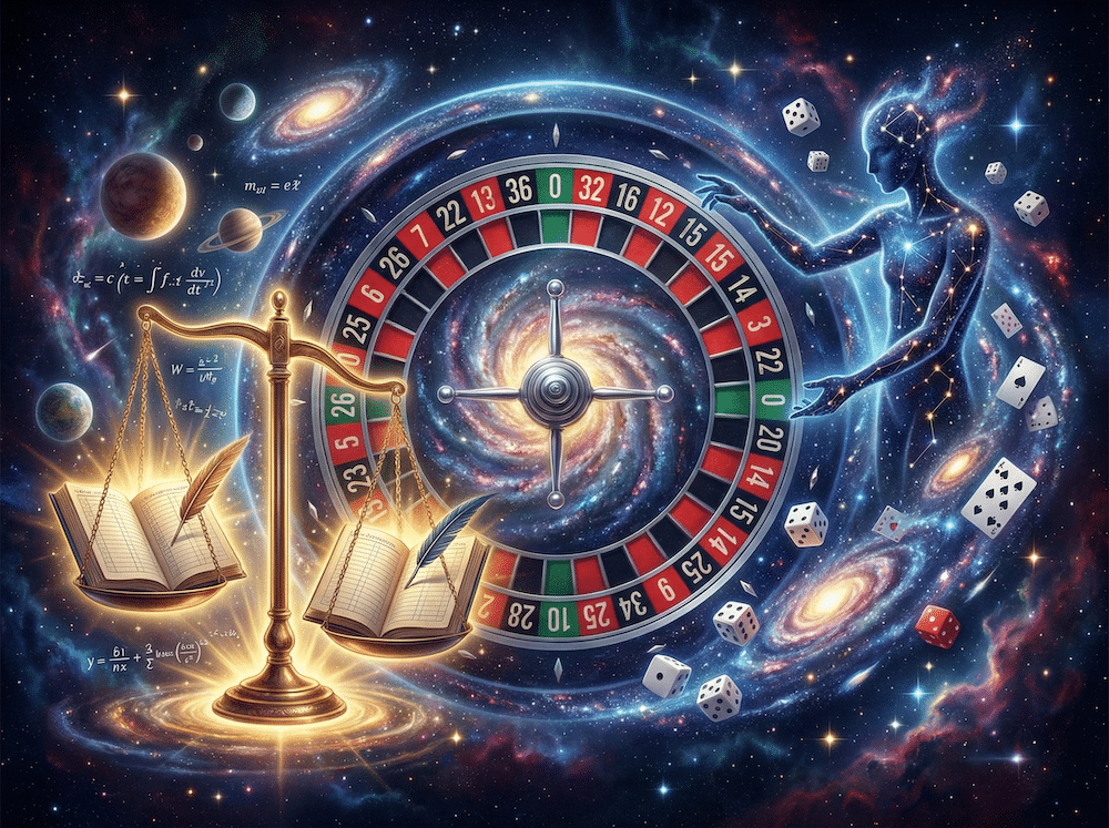 The universe does not balance the books but humans think it should