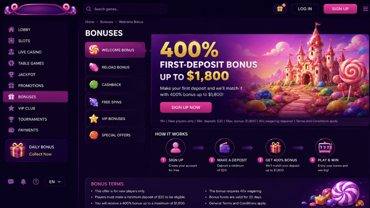CandyLand Casino 2026